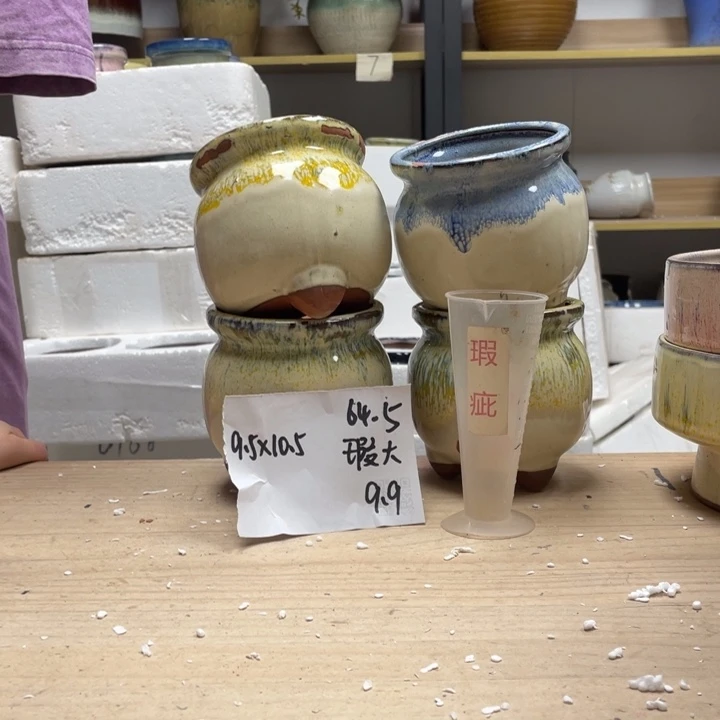 紫砂花盆多肉花盆微瑕5