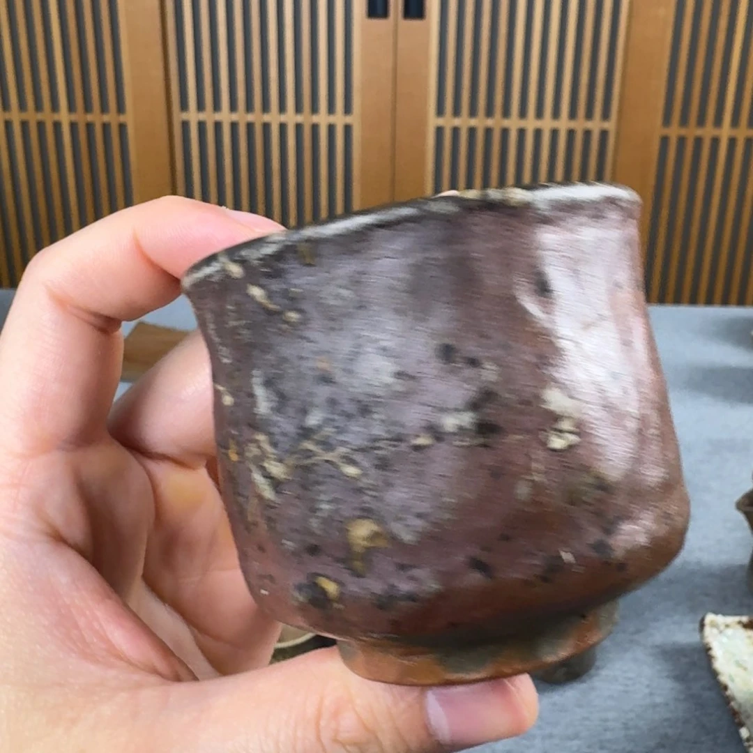 大巧若拙 备前烧杯