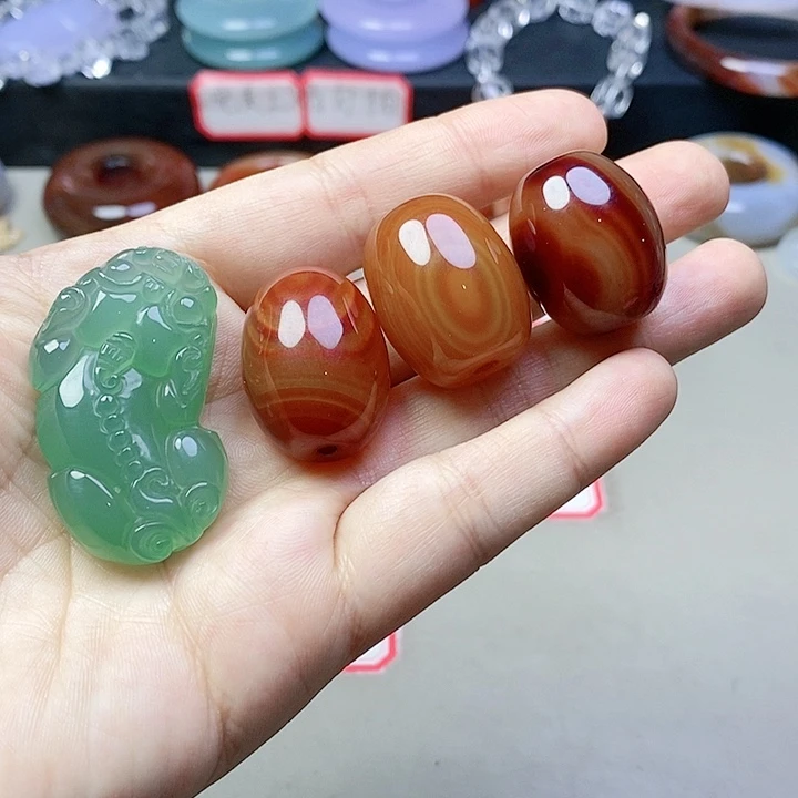 玛瑙/玉髓吊坠(不含链)未镶嵌啊*