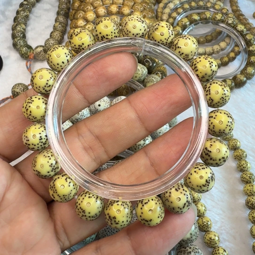 星月菩提手串一线天留白圆珠11