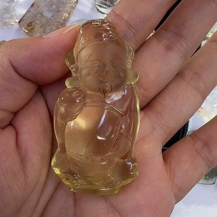 水晶珠宝半成品未镶嵌>***娃