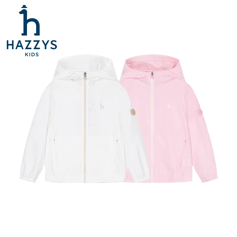 Hazzys/哈吉斯品牌童装【敏姐】男女童皮肤衣时尚户外夏季连帽