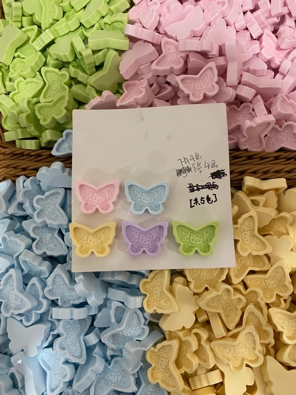 多宝喵-kt蝴蝶盘diy底托树脂定制食玩