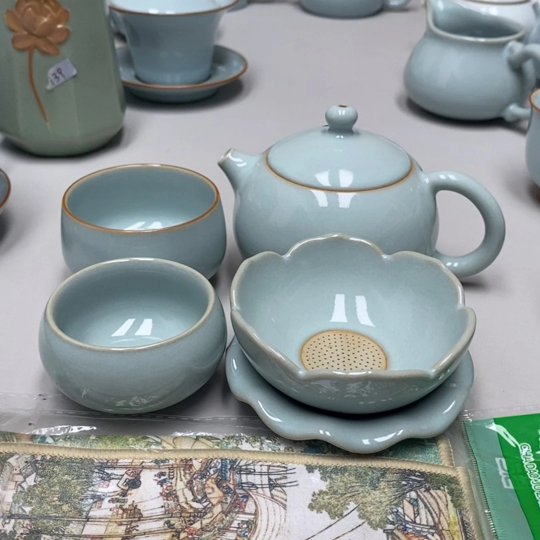 ᝰ***.赵琳四件无礼盒送茶巾清明上河图