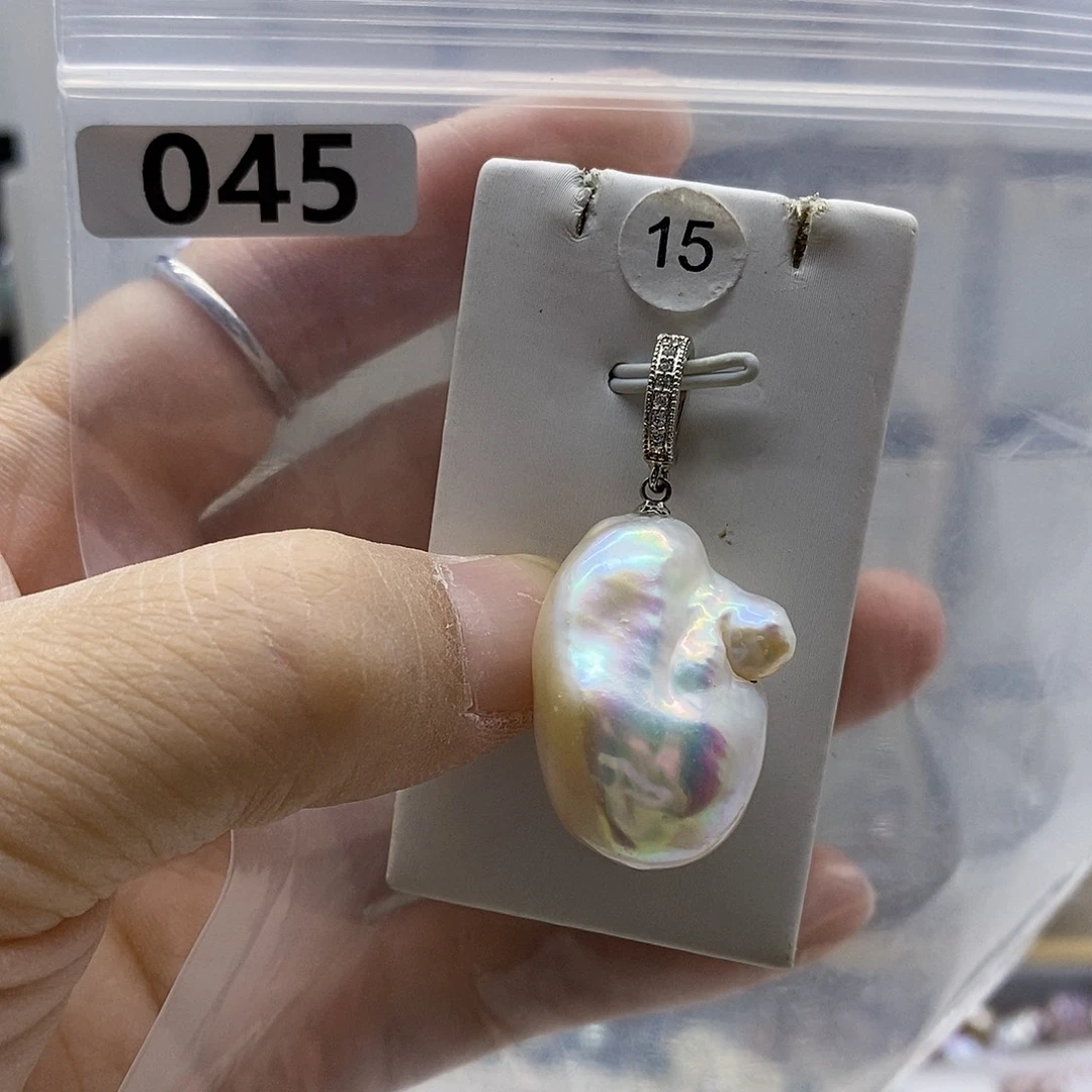 颈饰合金淡水珍珠