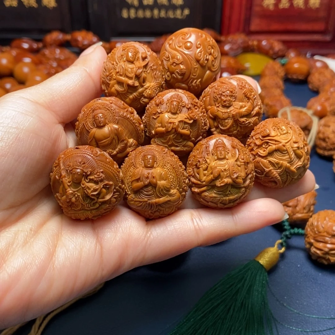 橄榄核手串/手链瑞兽万佛2.4