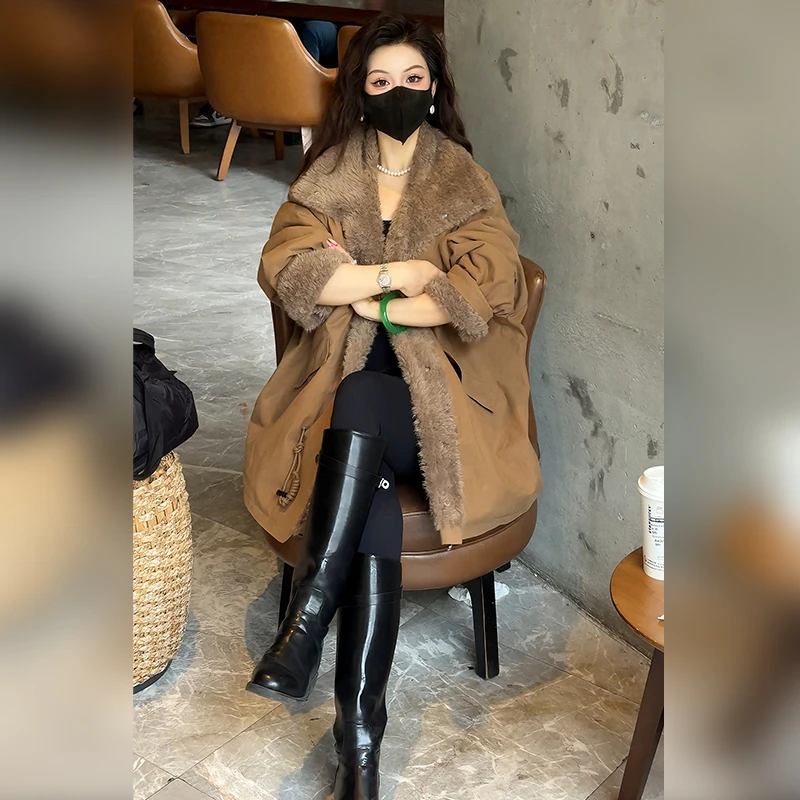 【Linda姐高端线】冬季时尚气质复古慵懒休闲短外套AF5WDW0719