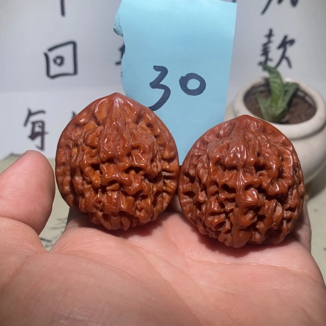 把件文玩核桃43官帽