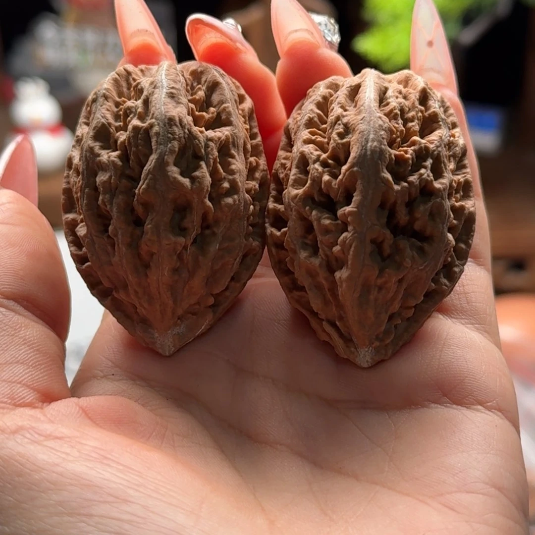 文玩核桃把件楸百核59