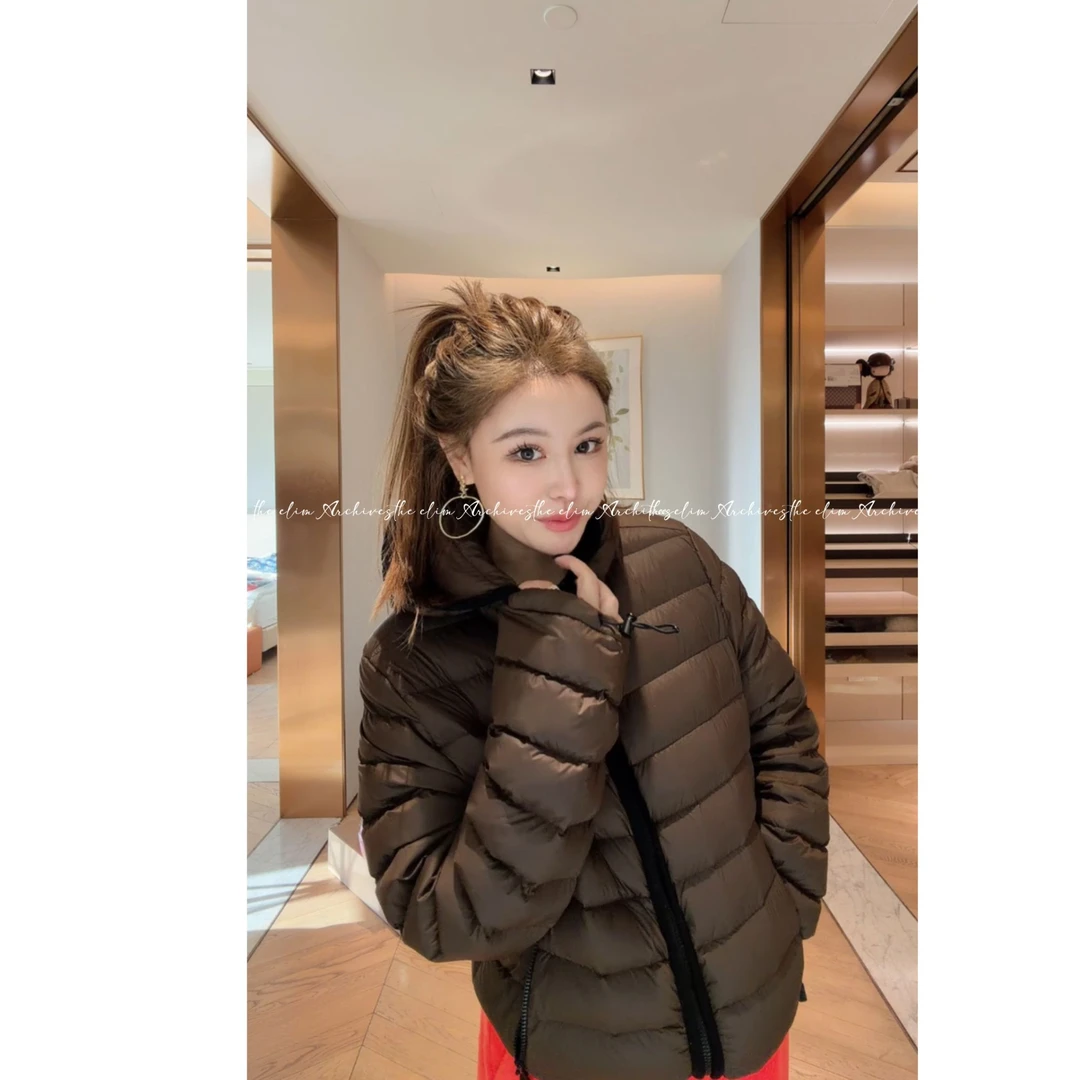 【以琳档案】“冬令时”mi*风保暖排骨连帽白鹅绒羽绒服LN023368