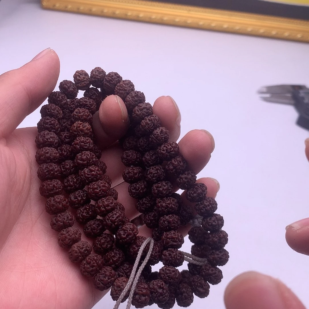 金刚菩提手串原生态平细10