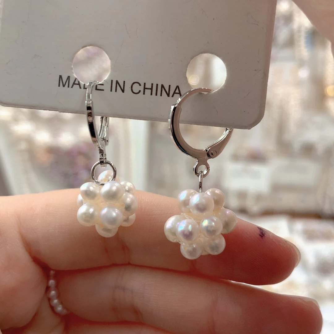 颈饰合金淡水珍珠