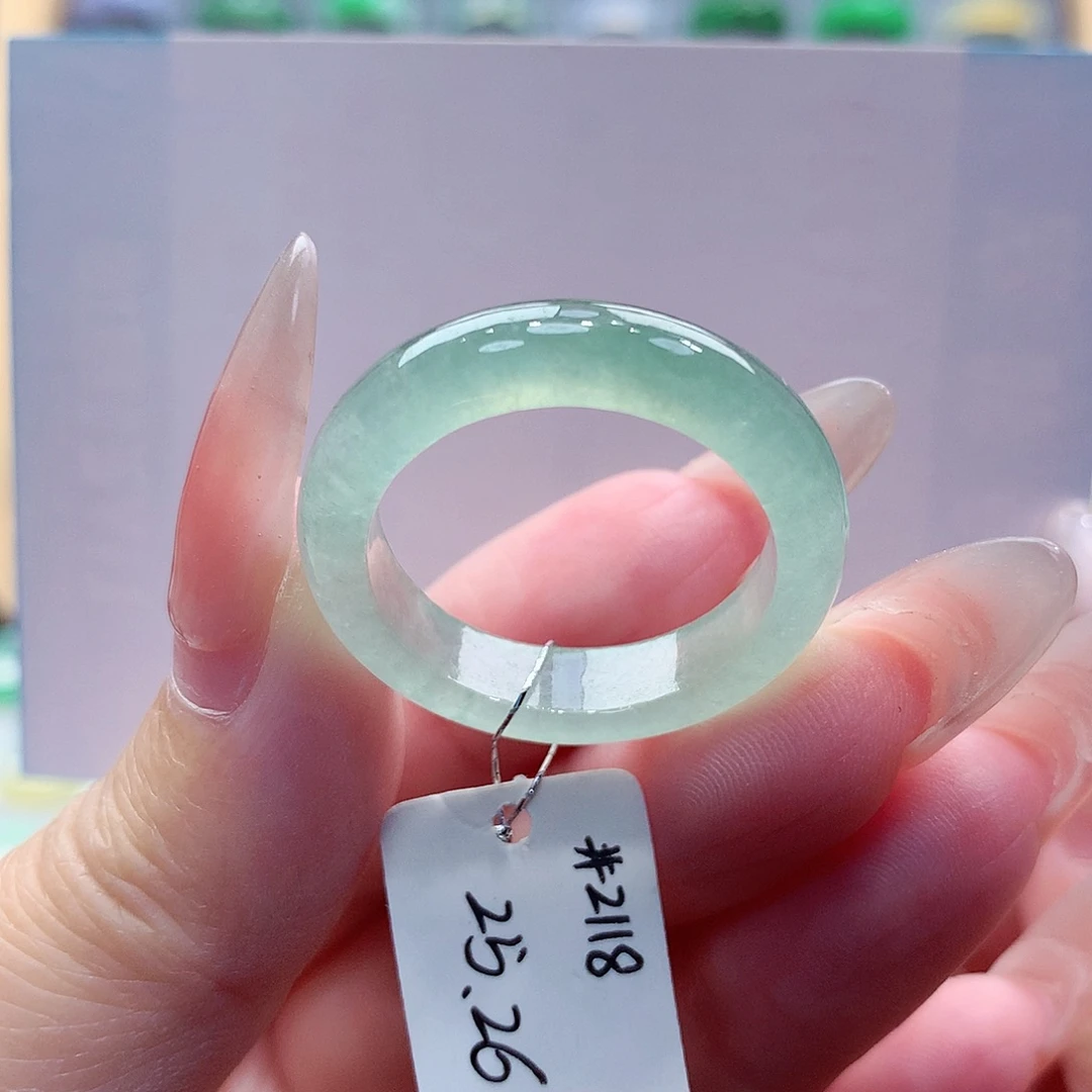 翡翠未镶嵌戒指缅甸A货25-26号