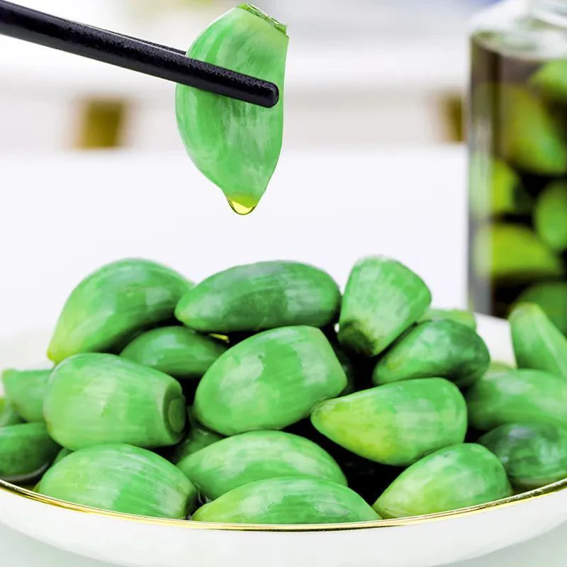 正宗山东翡翠腊八蒜爽脆可口蒜香浓郁400克/罐