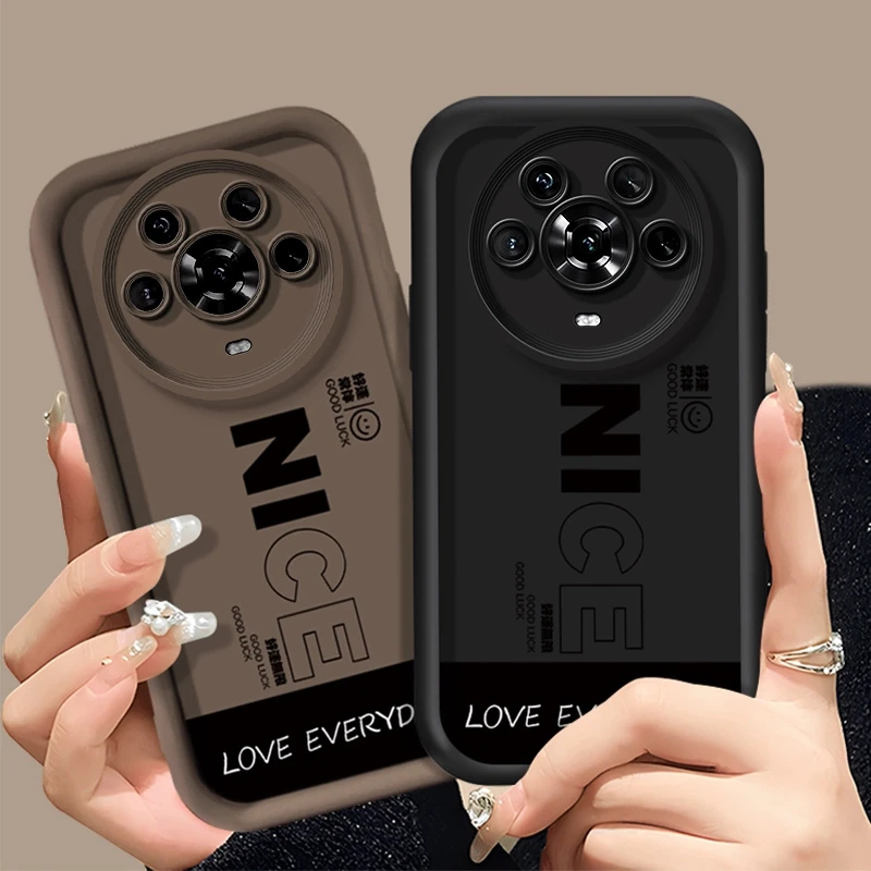 适用于【华为】荣耀Magic4潮牌nice创意个性男女新款防摔手机壳