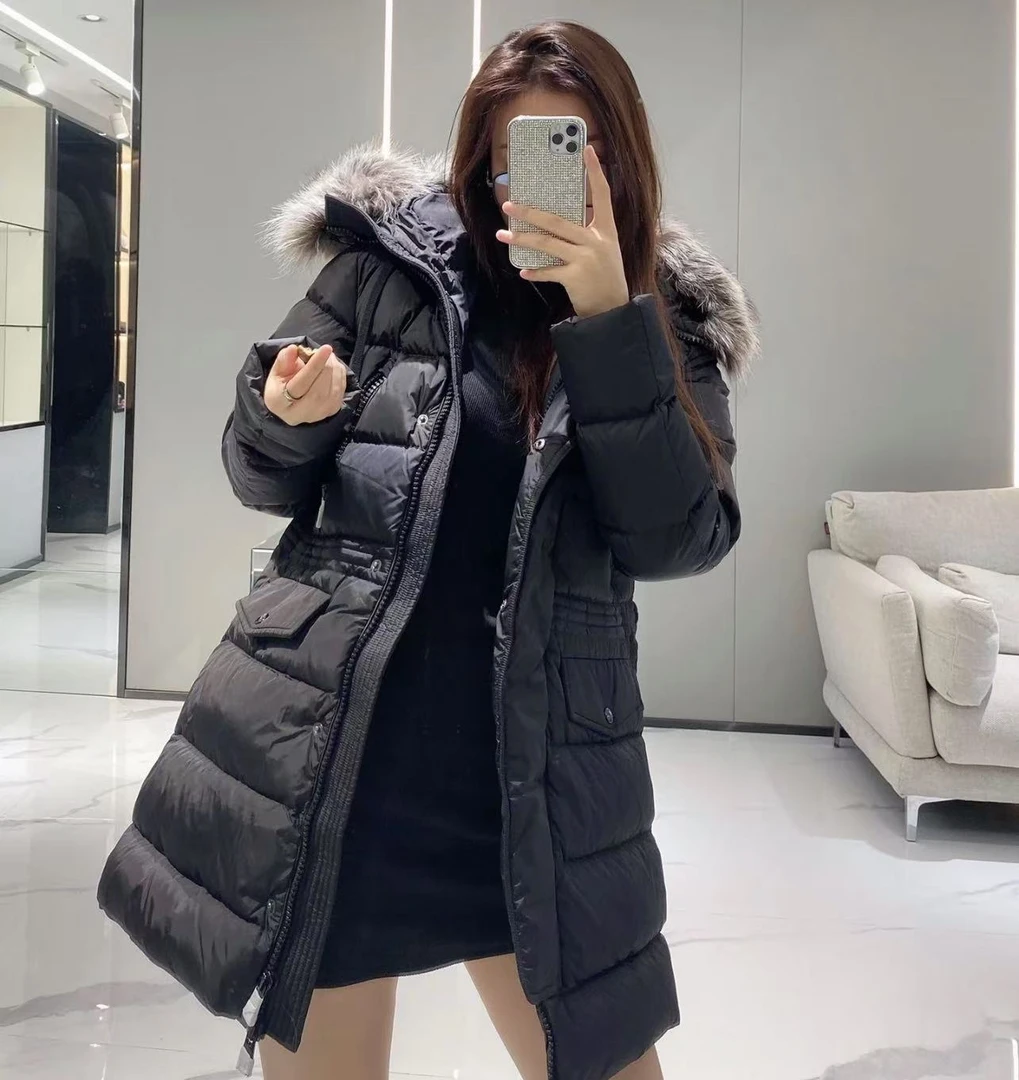 全新未使用 MONCLER 盟可睐/GG特惠精选/aphroti 女士黑色羽绒服