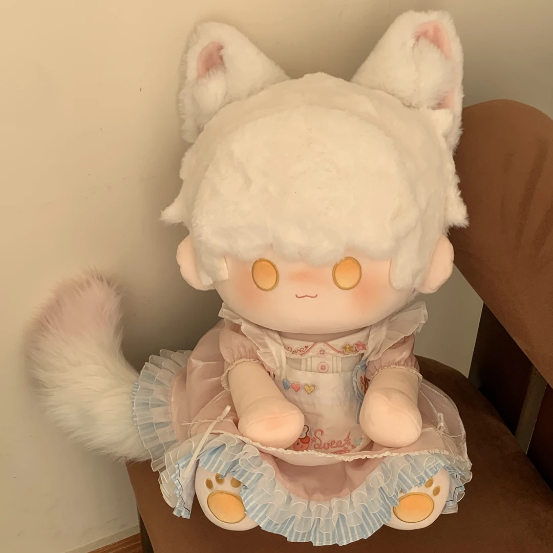 光与夜之恋 齐司礼棉花娃娃 狐狸尾巴40cm