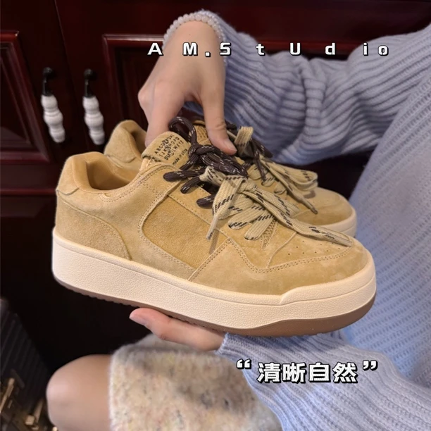 8088新款厚底板鞋女百搭潮流休闲鞋显瘦松糕鞋小白鞋