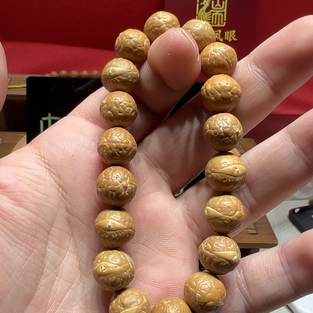 手串凤眼菩提14mm尼泊尔凤眼菩提单圈福利