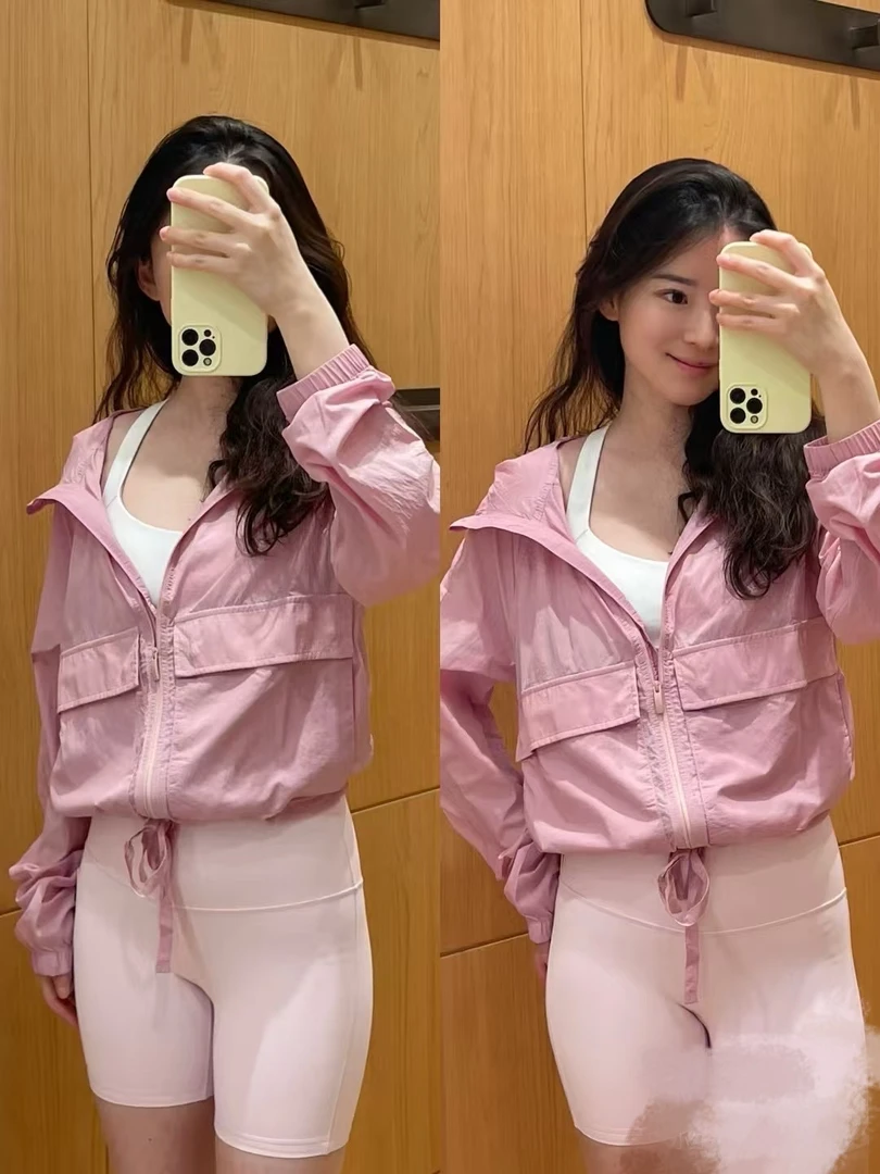 夏季新款连帽外套休闲皮肤衣