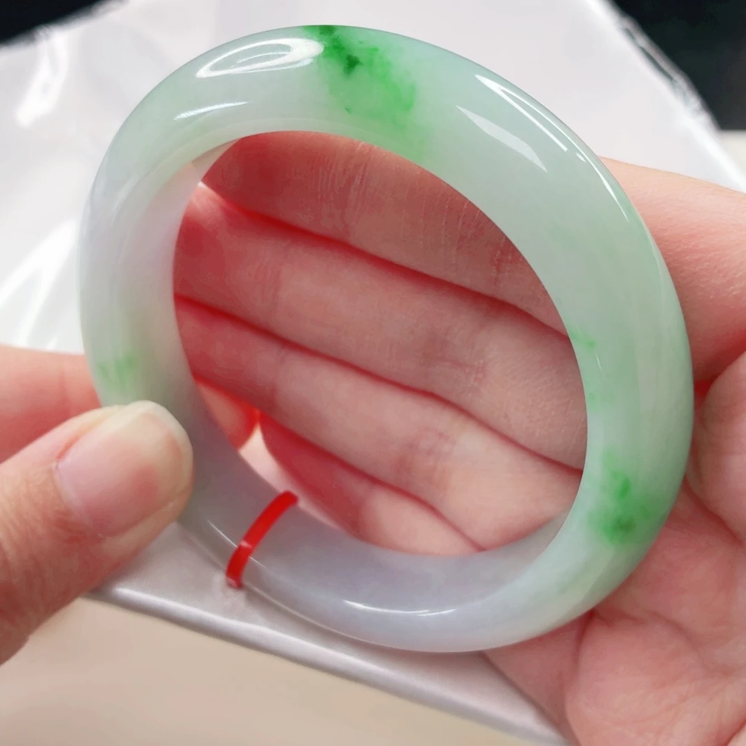 翡翠未镶嵌手镯55.5圈x561