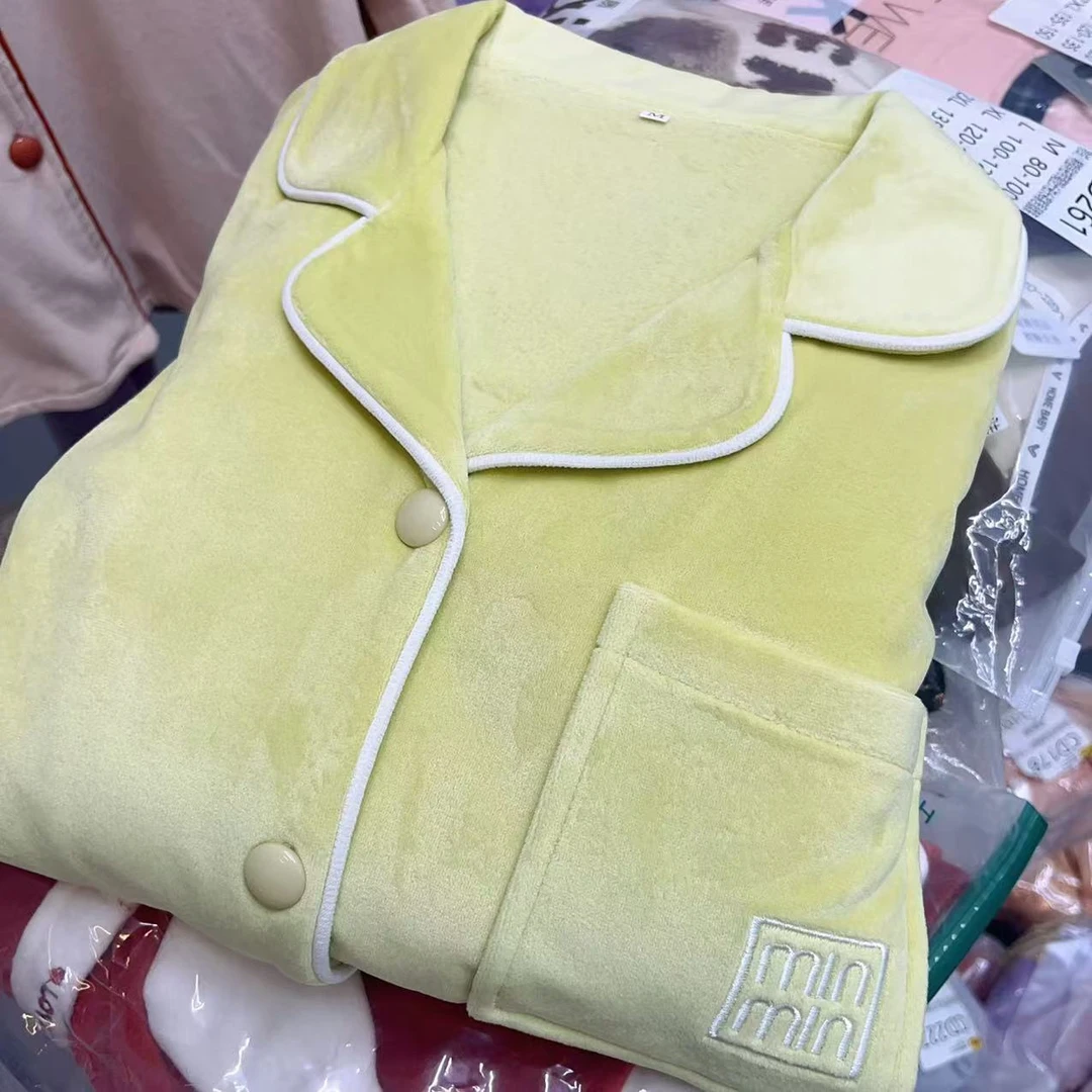 CD265百合绿精品海岛绒0-17°长袖长裤