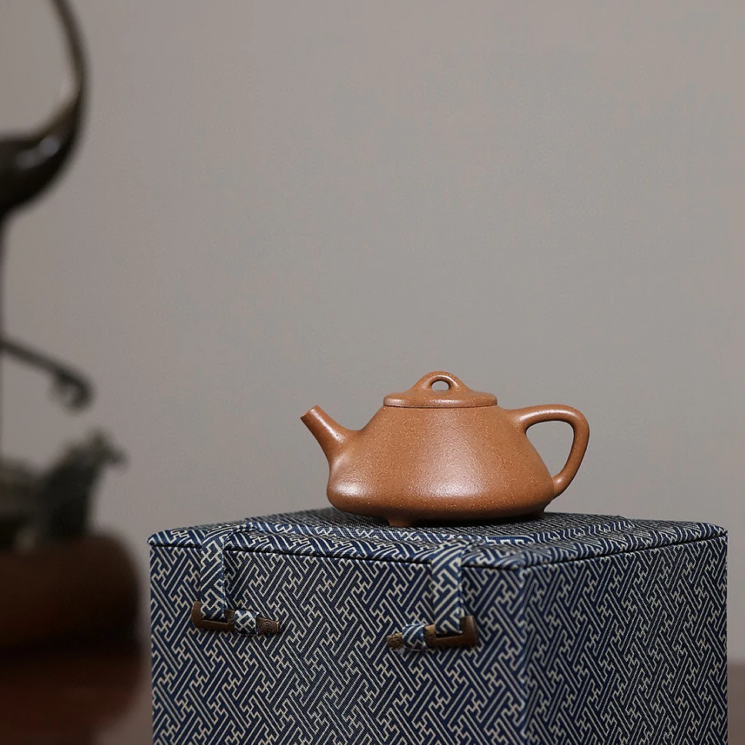 传统款｜光素｜迷你子冶石瓢  黄金段，80cc，网孔10孔