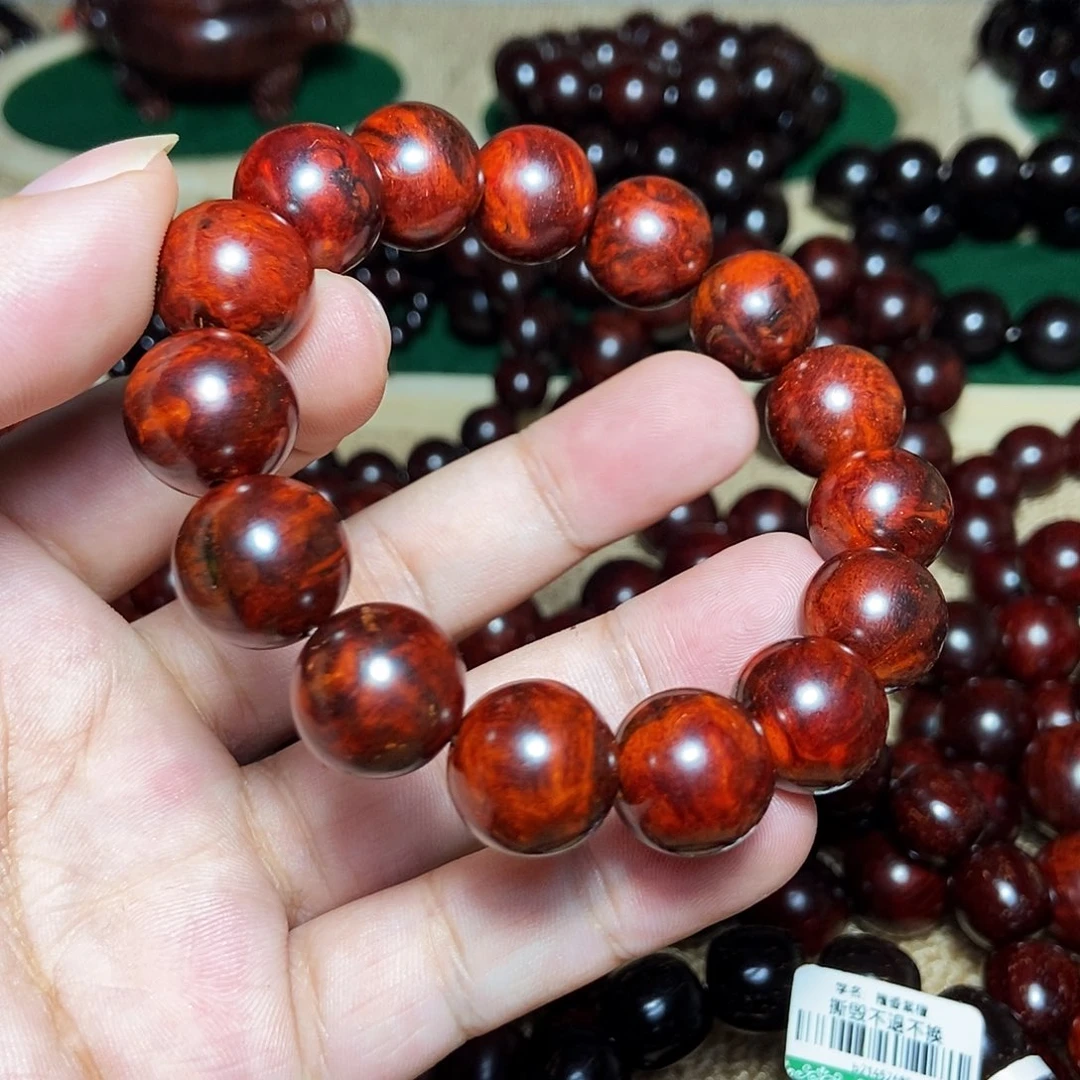 小叶紫檀手串/手链1.5瘤疤 瑕疵