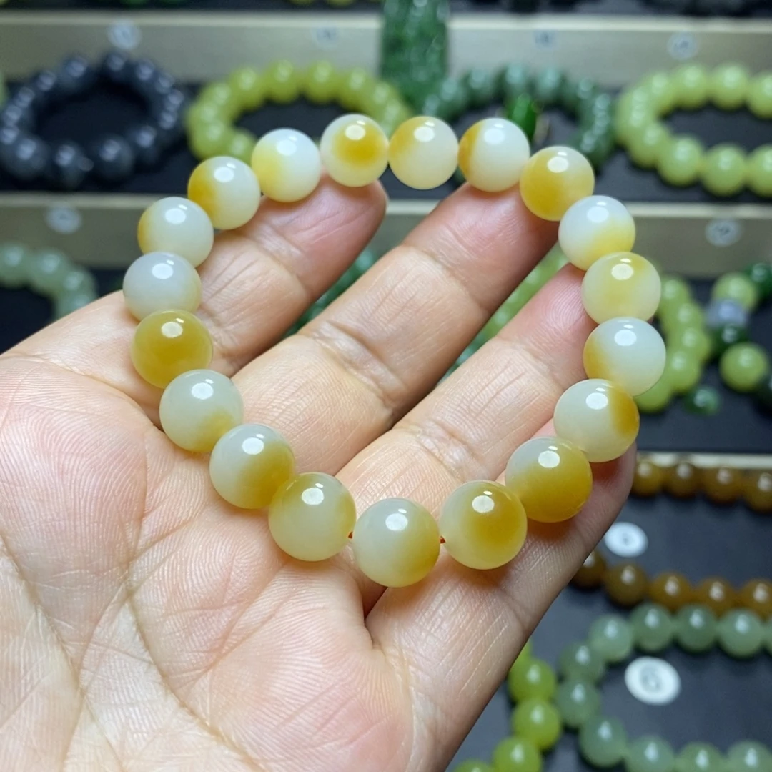 和田玉未镶嵌手串