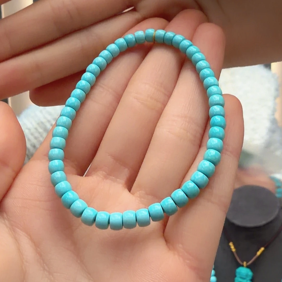 绿松石未镶嵌颈饰