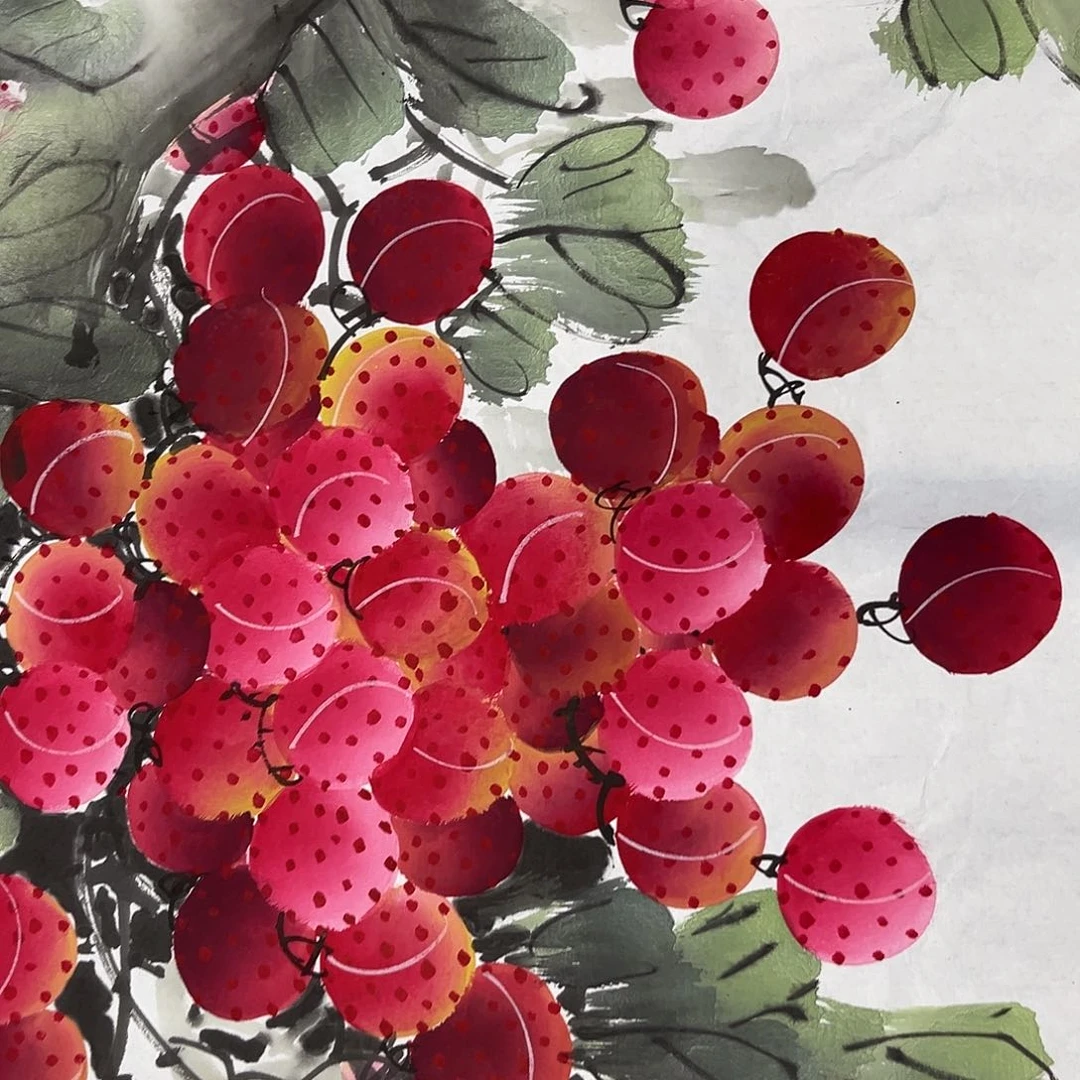 国画国画老师手绘作品