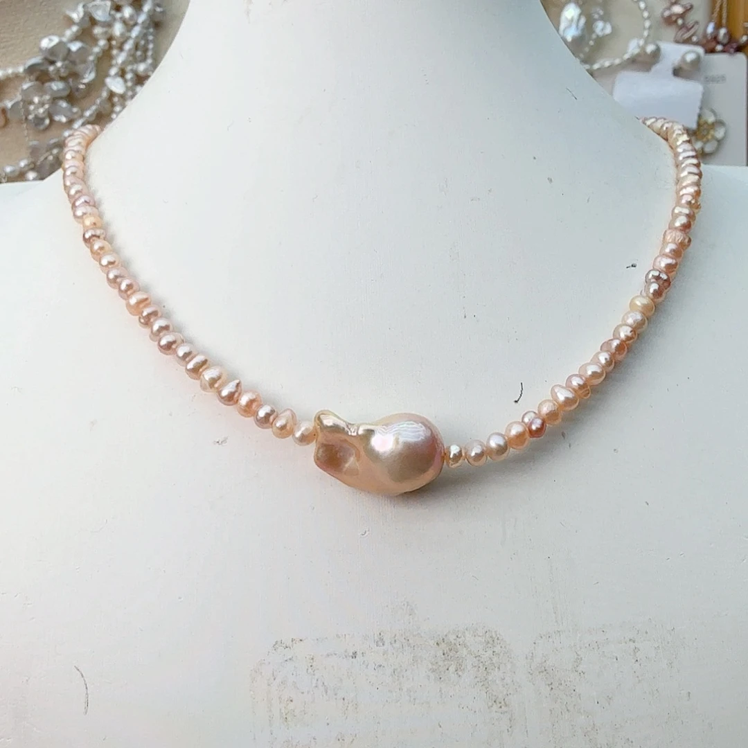淡水珍珠颈饰未镶嵌