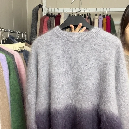 灰色渐变上衣套头