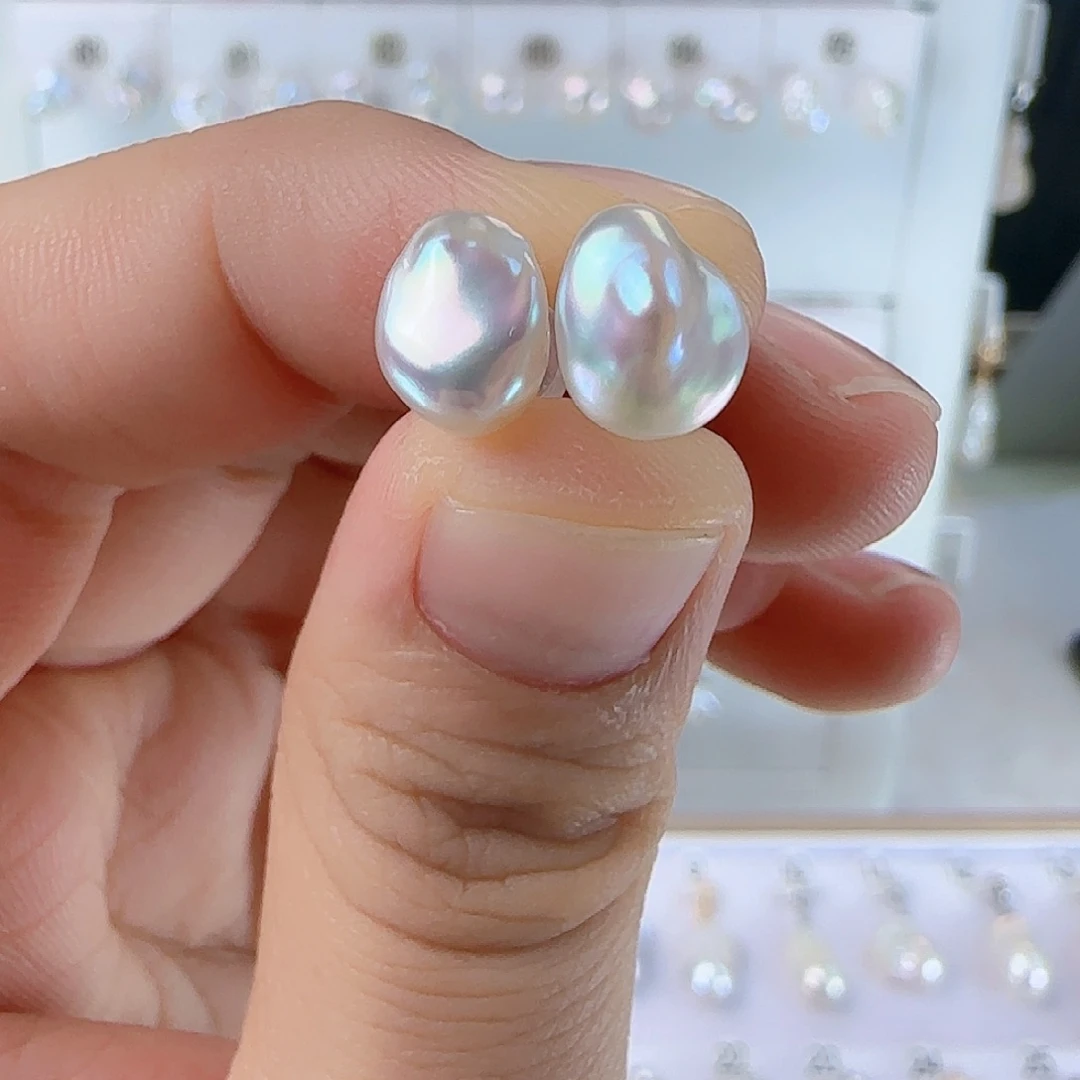 未镶嵌淡水珍珠耳饰