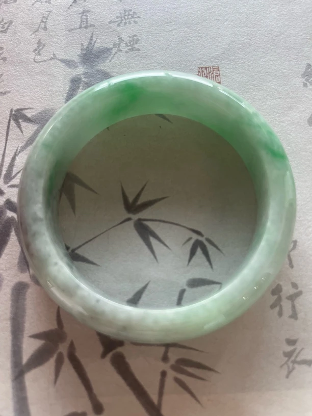 H442-五六缅甸翡翠手镯时尚冰