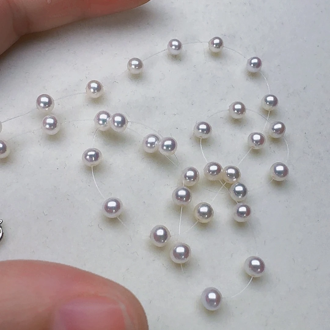 淡水珍珠银S925镶嵌颈饰