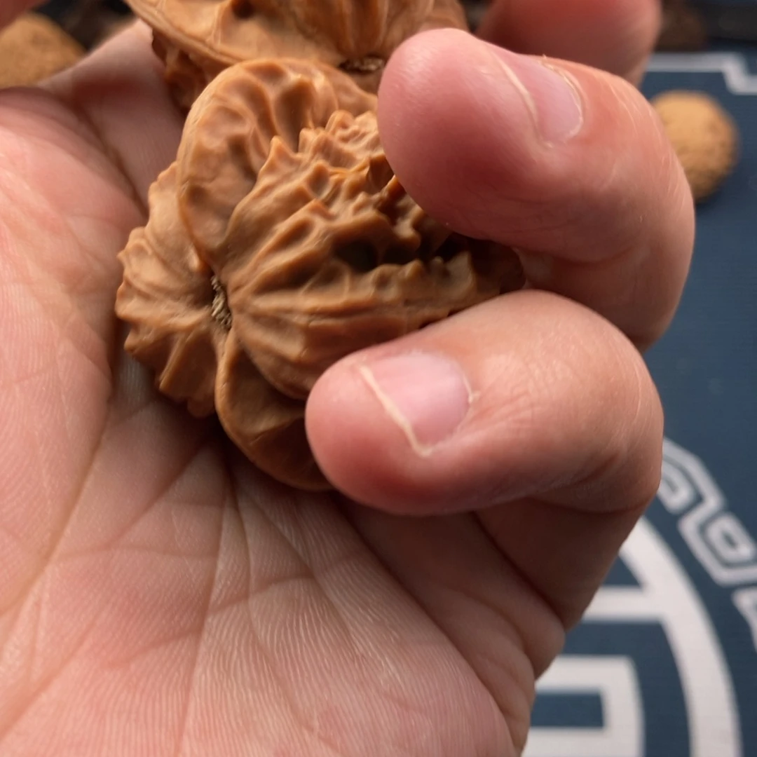 文玩核桃把件寞**雨40龙鳞