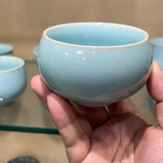 瓷片陶瓷茶具汝瓷茶具