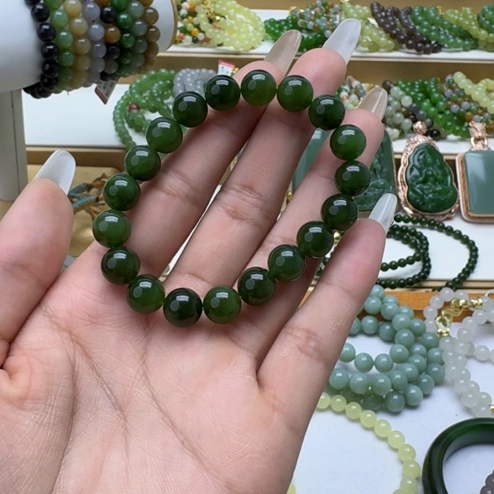 和田玉未镶嵌手链