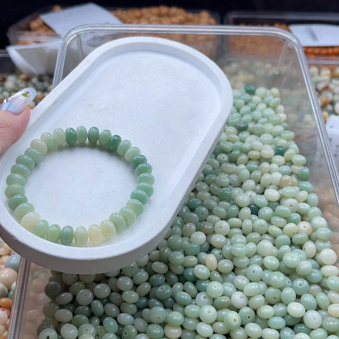 白玉菩提吊坠q9mm/100+20颗