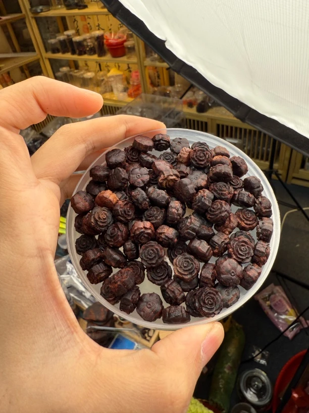 【雕刻】小叶降真香 玫瑰花雕刻1.2cm