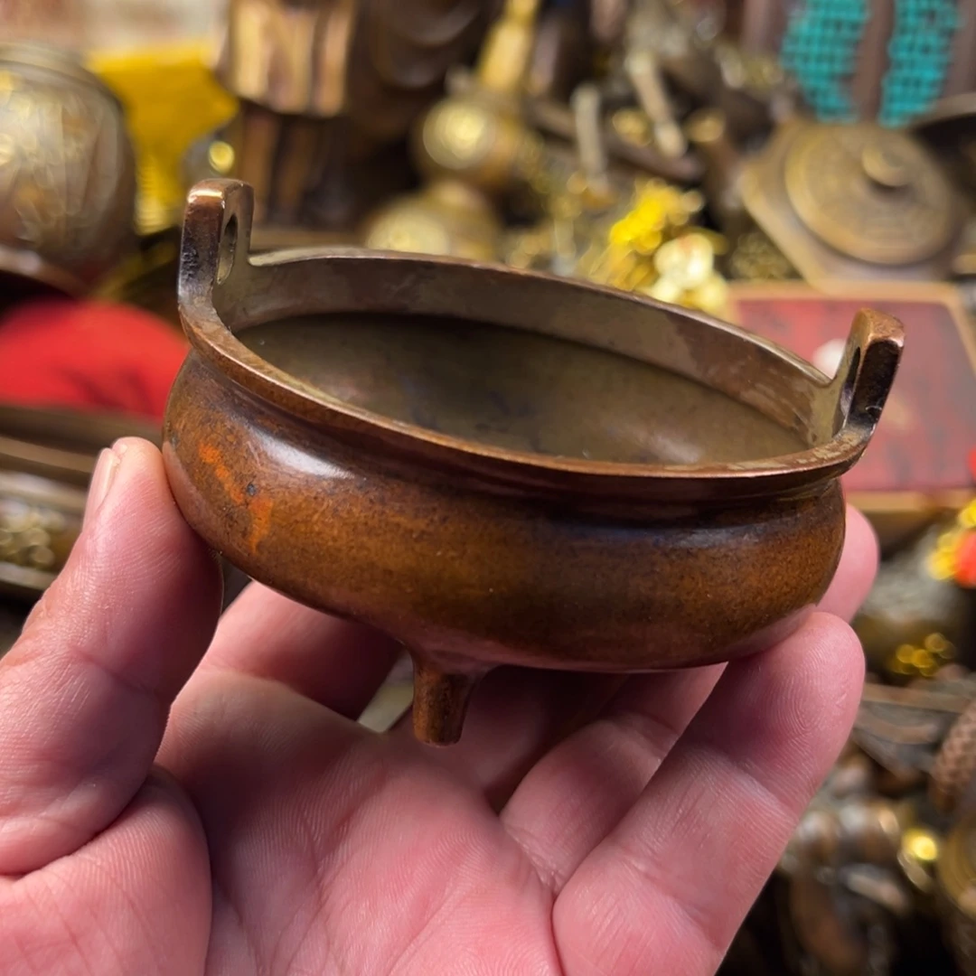 茶壶香炉铜器摆件