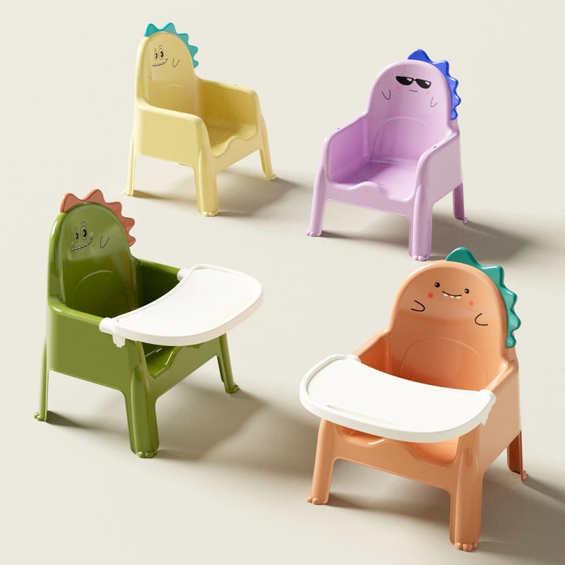宝宝吃饭桌餐椅凳子婴儿童椅子家用塑料靠背座椅叫叫小板凳多功能