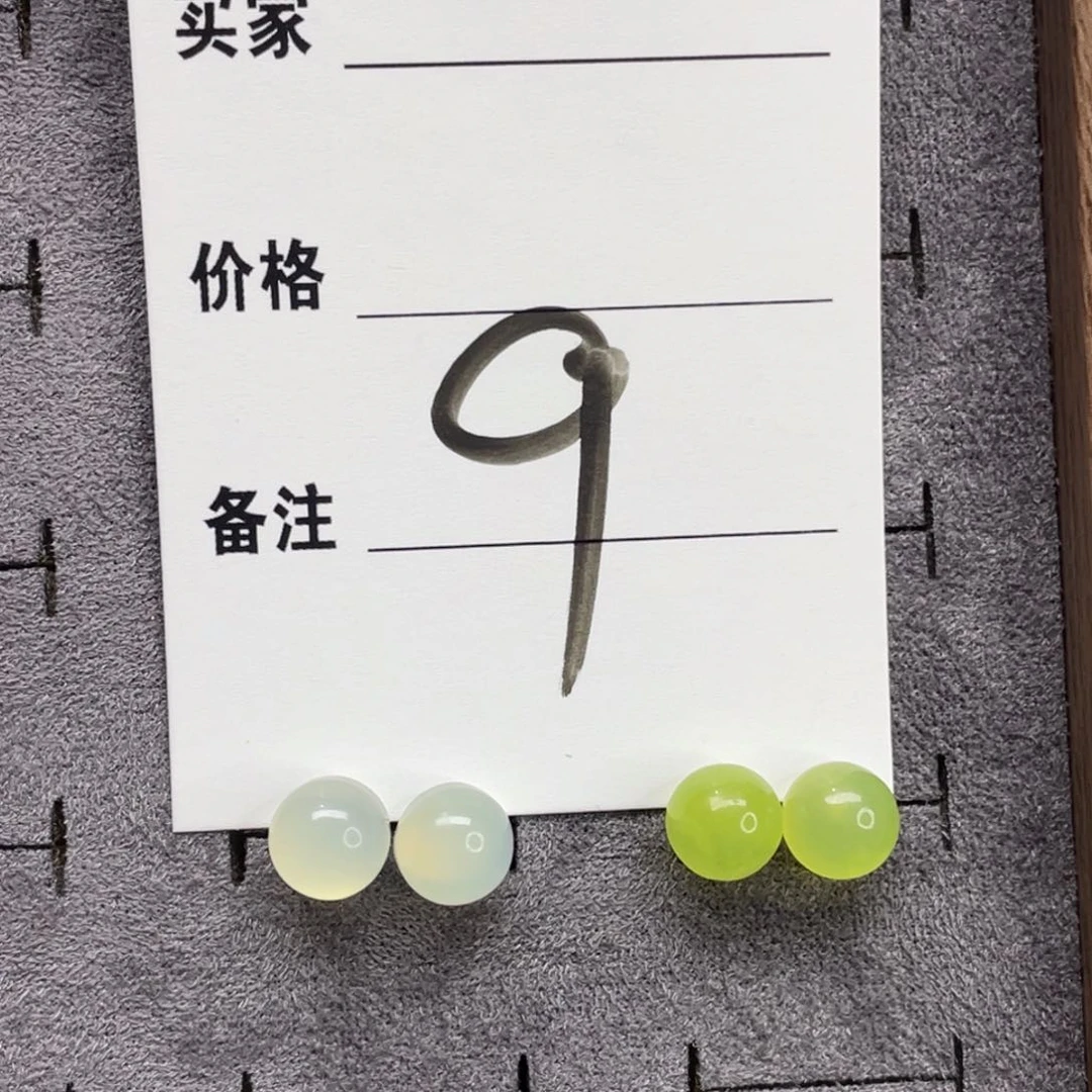 岫玉耳坠银S925镶嵌颜*