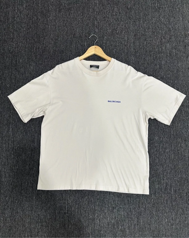 99新 Balenciaga/巴黎世家 巴黎世家 前后Logo短袖 m