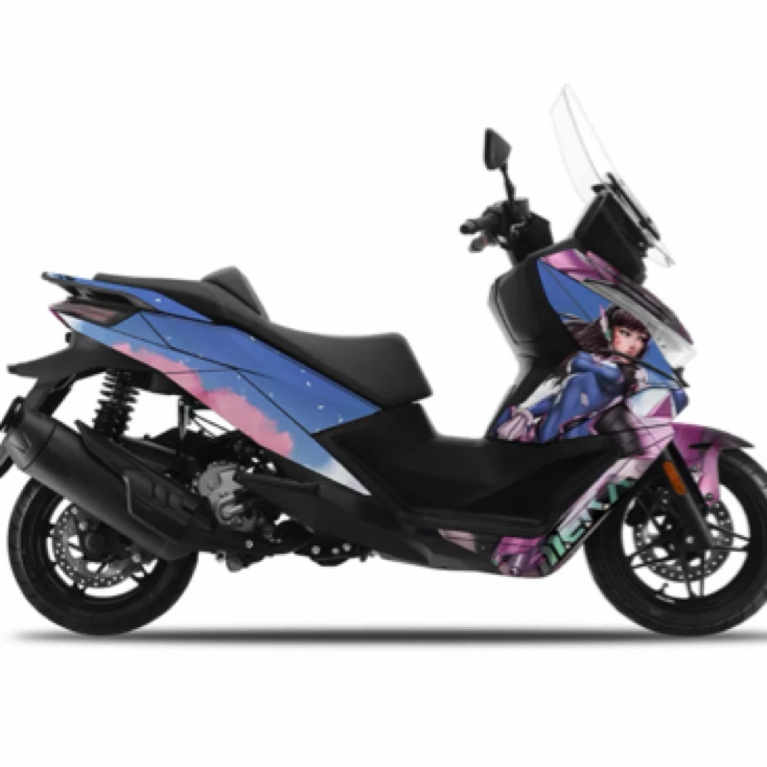 适用隆鑫无极SR250GT贴纸个性改装版画防水贴花保护膜涂装