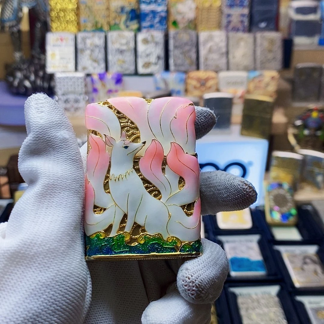 铁J****萍珐琅九尾狐