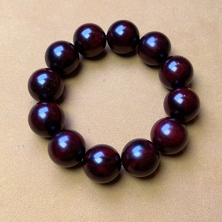 小叶紫檀手串/手链2.0带星水波手串