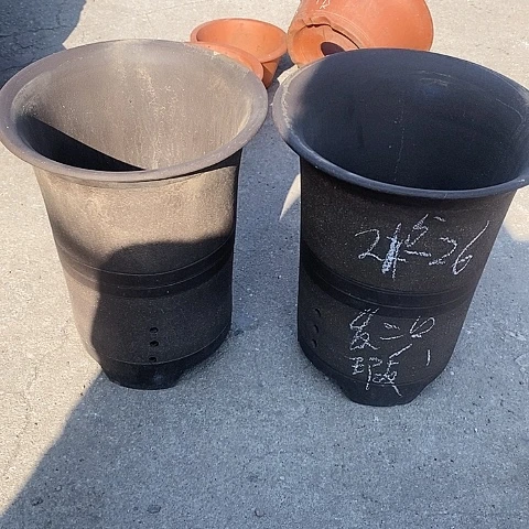 紫砂中国宜兴紫砂花盆，