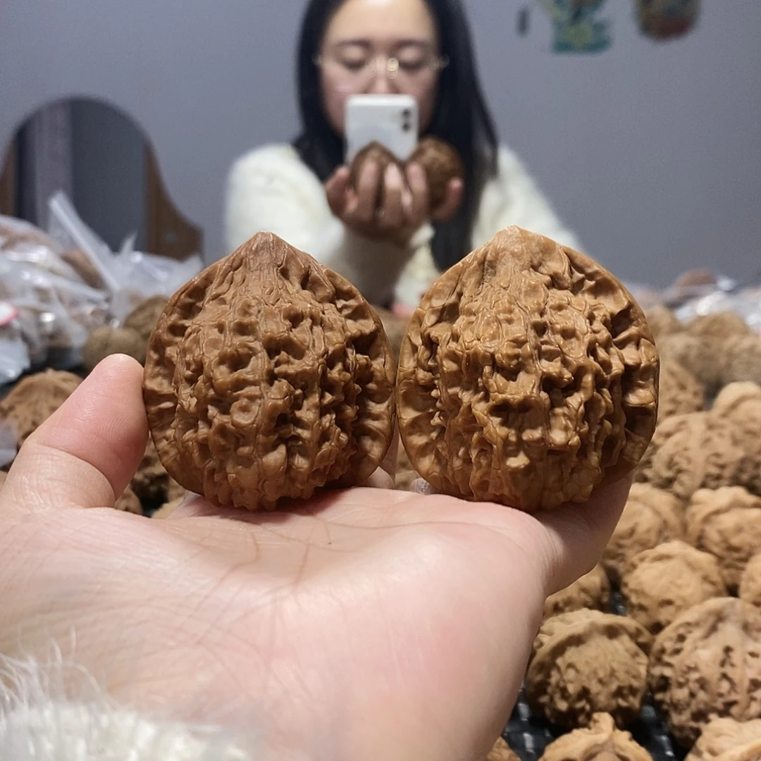 文玩核桃吊坠官帽48